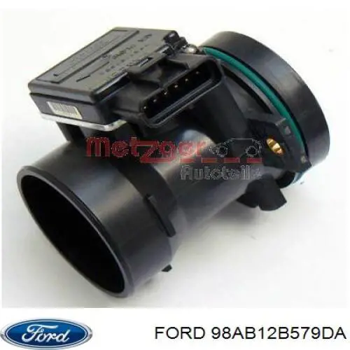 Czujnik przepływu powietrza, przepływomierz powietrza M.A.F. Ford 98AB12B579DA cena, od 51,28 USD