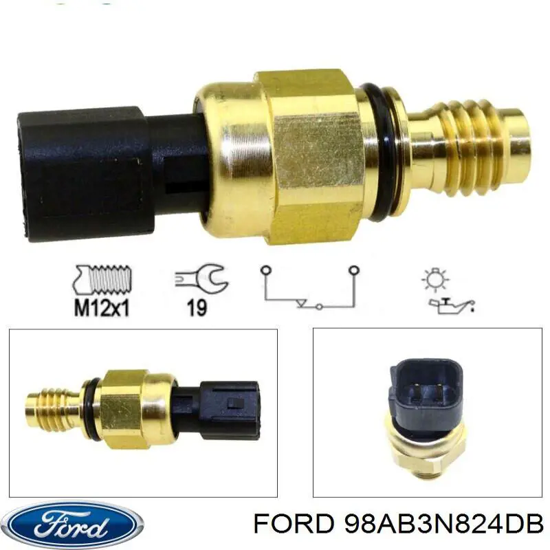 Do koszyka 98AB3N824DB Ford Czujnik pompy wspomagania