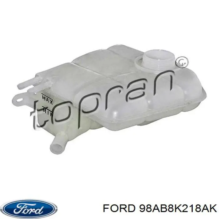 Do koszyka 98AB8K218AK Ford Zbiorniczek wyrównawczy układu chłodzenia