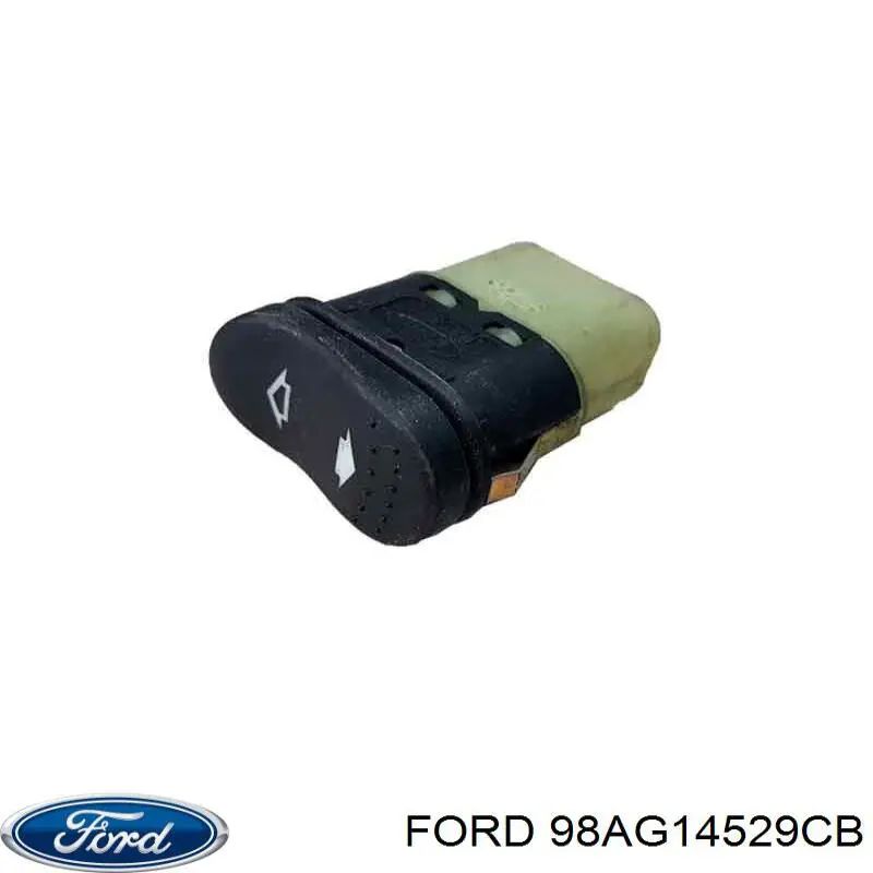 98AG14529CB Ford Włącznik przyciskowy podnośnika szyby przedni prawy