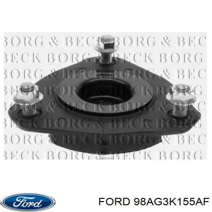 Do koszyka 98AG3K155AF Ford Poduszka amortyzatora przedniego