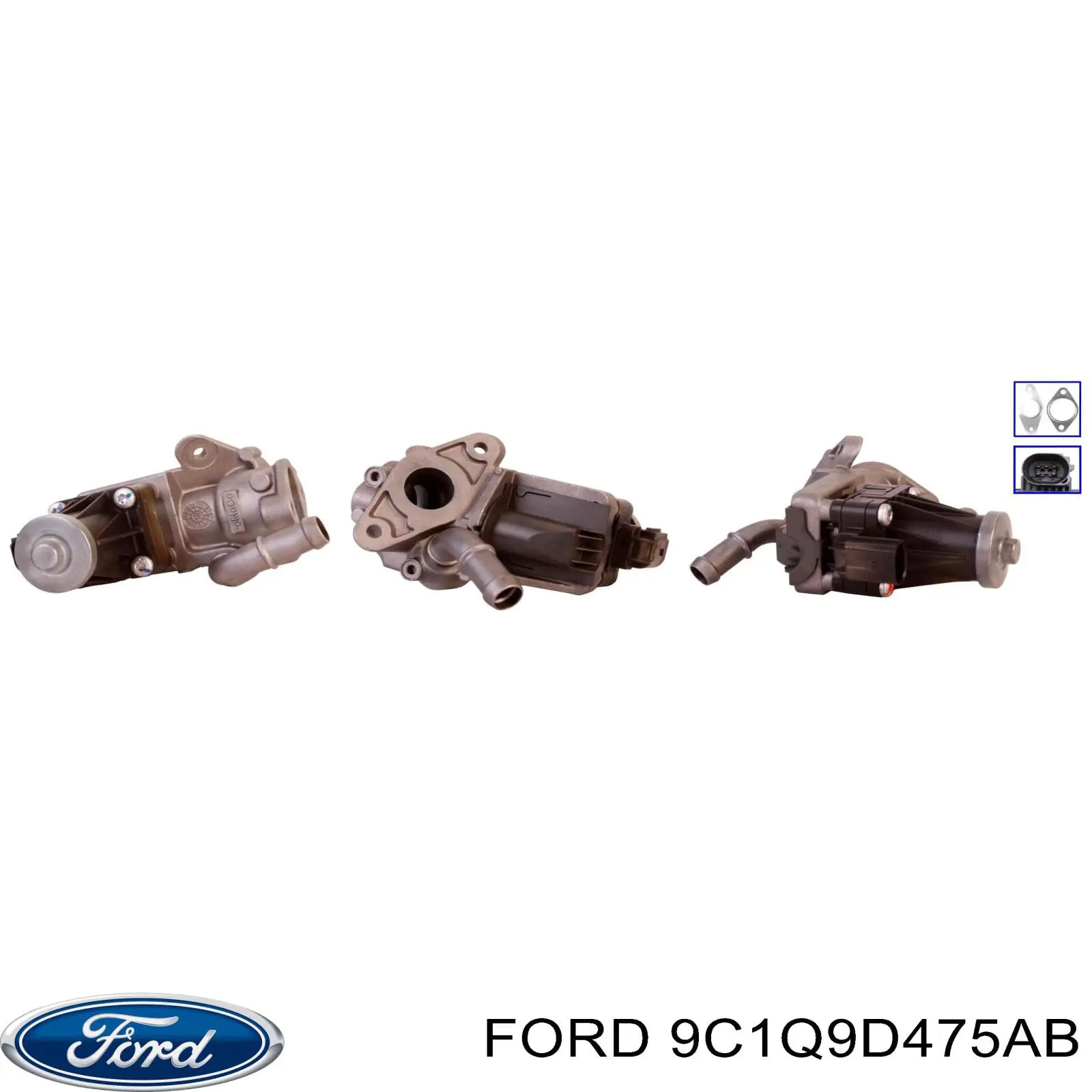 Zawór recyrkulacji spalin EGR Ford 9C1Q9D475AB cena, od 93,70 USD