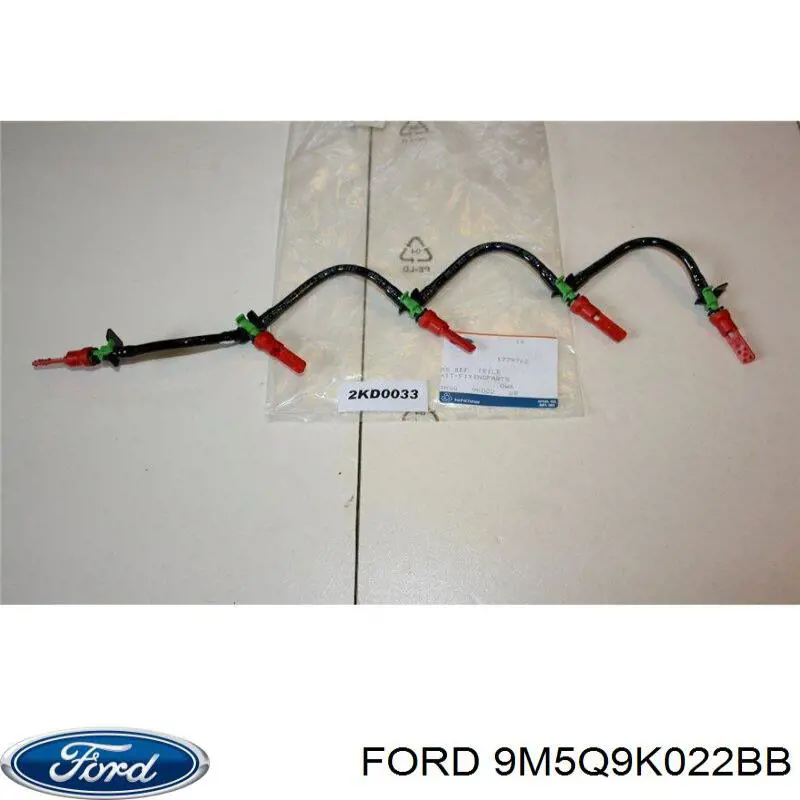 9M5Q9K022BB Ford Rurka paliwa, zwrotna od wtryskiwaczy