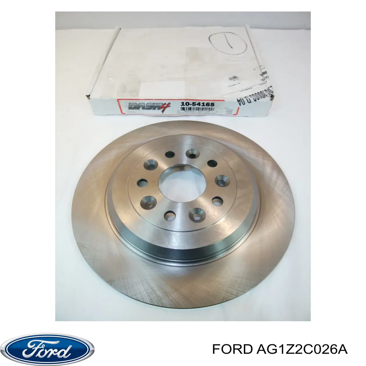 AG1Z2C026A Ford Tarcza hamulcowa tylna