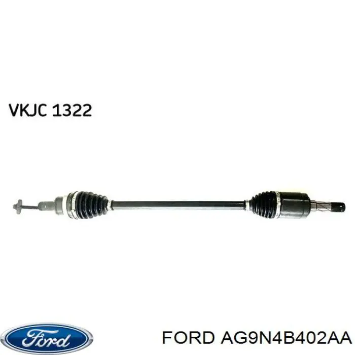 AG9N4B402AA Ford Półoś tylna