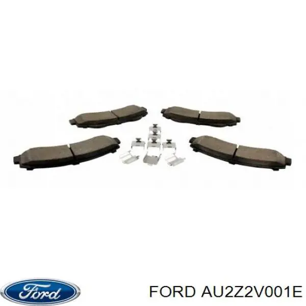 Klocki hamulcowe przednie tarczowe Ford AU2Z2V001E cena, od 14,60 USD