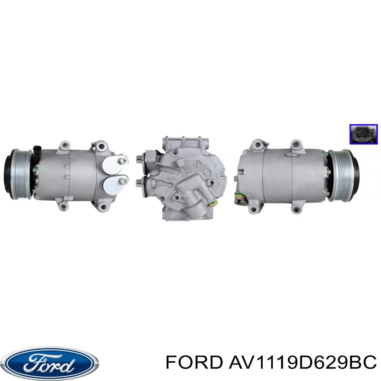AV1119D629BC Ford Sprężarka klimatyzacji