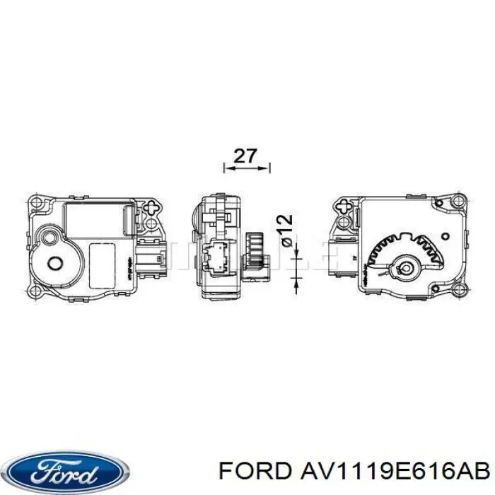  Ford AV1119E616EA cena, od 54,48 USD