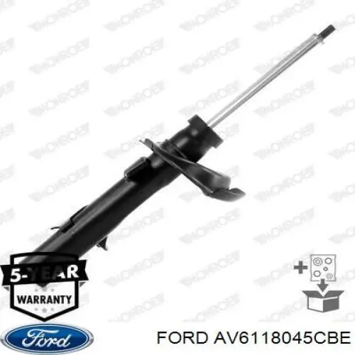 Amortyzator przedni AV6118045CBE Ford