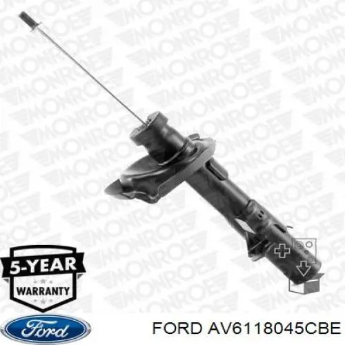 Amortyzator przedni AV6118045CBE Ford