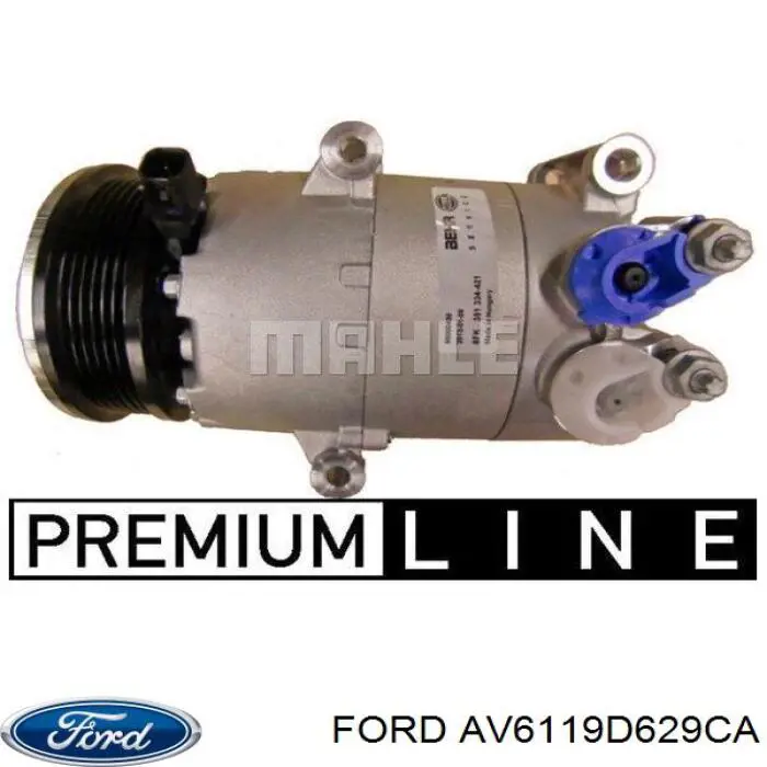 AV6119D629CA Ford Sprężarka klimatyzacji