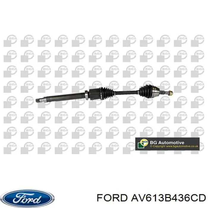 AV613B436CD Ford półoś napędowa przednia prawa