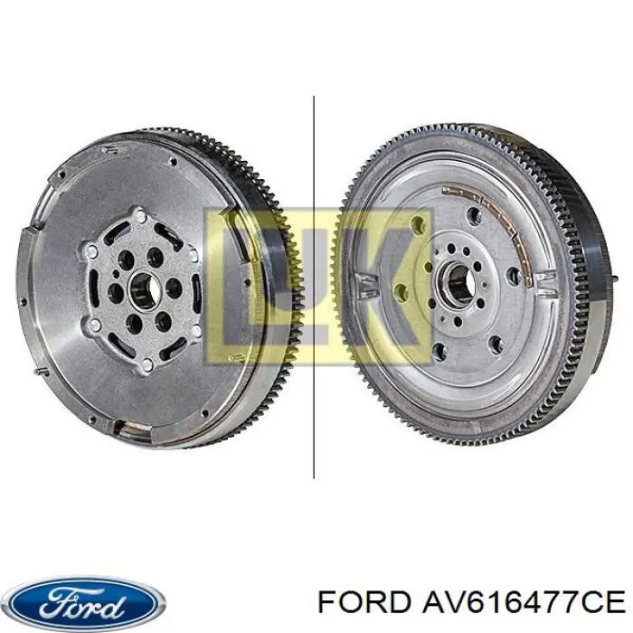 Koło zamachowe silnika AV616477CE Ford