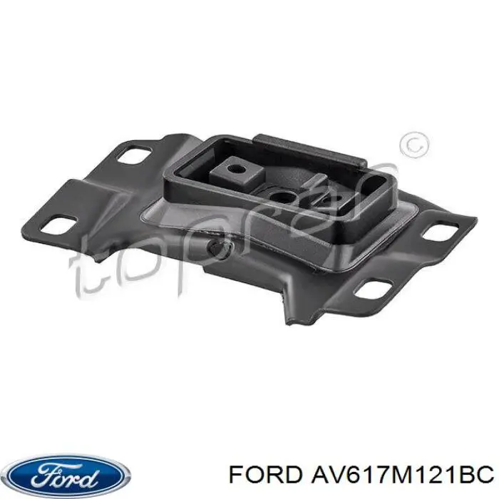 AV617M121BC Ford Poduszka (podpora) silnika lewa górna