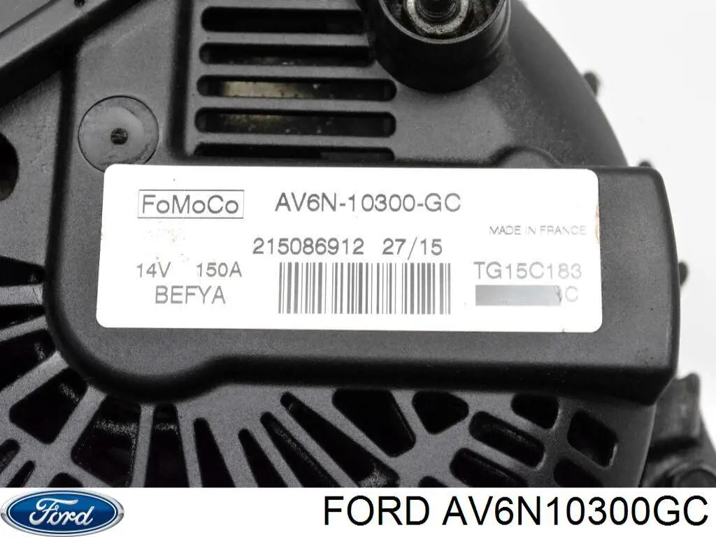AV6N10300GC Ford Alternator
