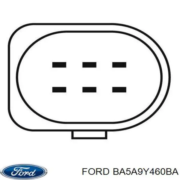 Sonda lambda czujnik tlenu przed katalizatorem Ford BA5A9Y460BA