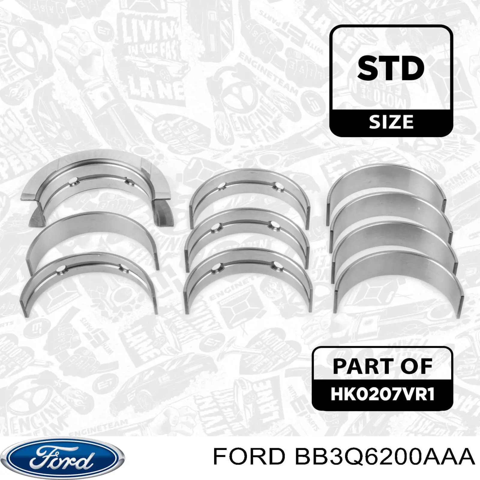 Do koszyka BB3Q6200AAA Ford Korbowód tłoka silnika