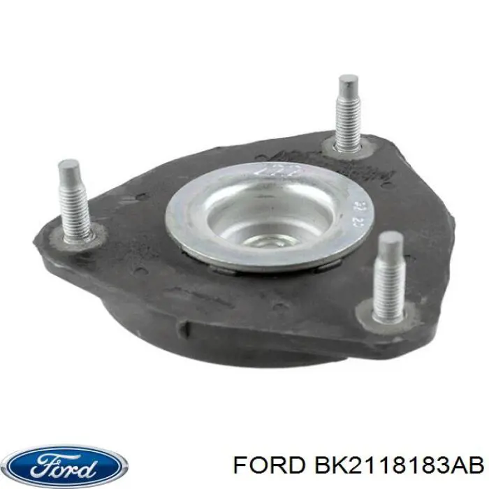 BK2118183AB Ford Poduszka amortyzatora przedniego