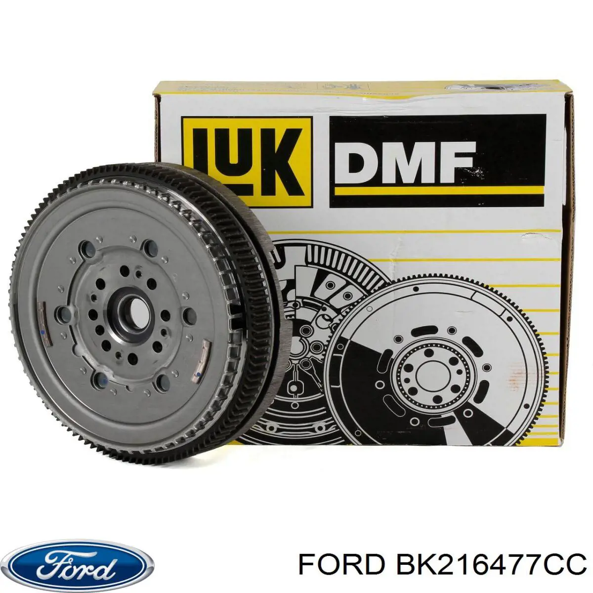 Do koszyka BK216477CC Ford Koło zamachowe silnika