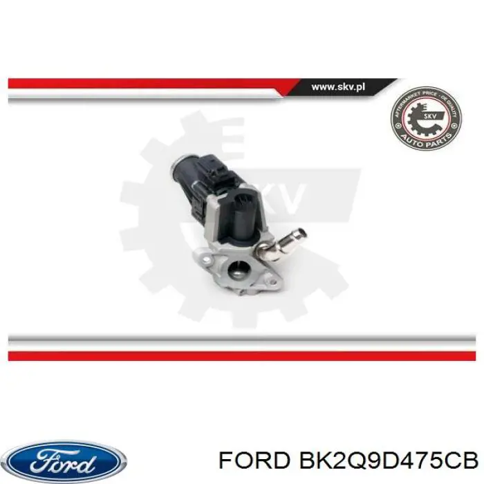 Zawór recyrkulacji spalin EGR Ford BK2Q9D475CB cena, od 90,24 USD