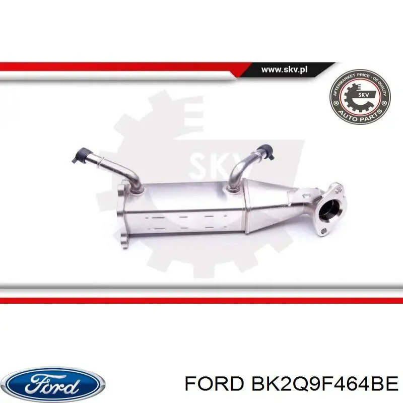Do koszyka 1807896 Ford Chłodnica układu recyrkulacji spalin EGR