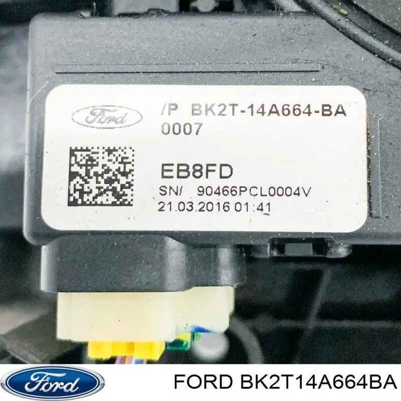Do koszyka BK2T14A664BA Ford Pierścień kontaktowy AIRBAG, taśma kierownicy