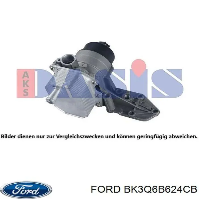 Do koszyka BK3Q6B624CB Ford Obudowa filtra oleju