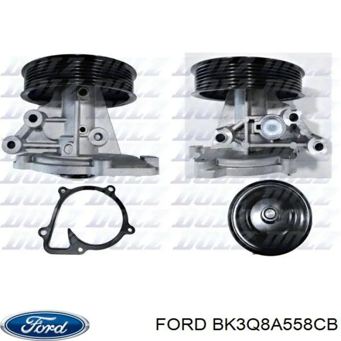 Pompa chłodząca wodna Ford BK3Q8A558CB cena, od 131,10 USD