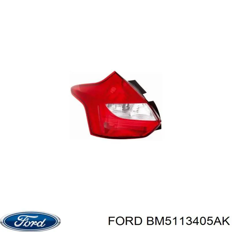 BM5113405AK Ford lampa zespolona tylna lewa