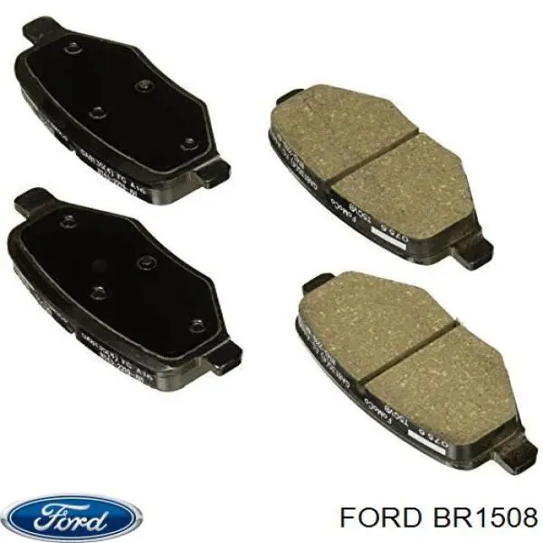 BR1508 Ford Klocki hamulcowe przednie tarczowe