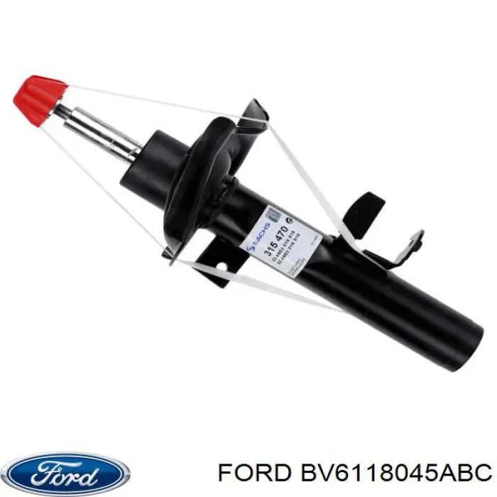 BV6118045ABC Ford Amortyzator przedni prawy