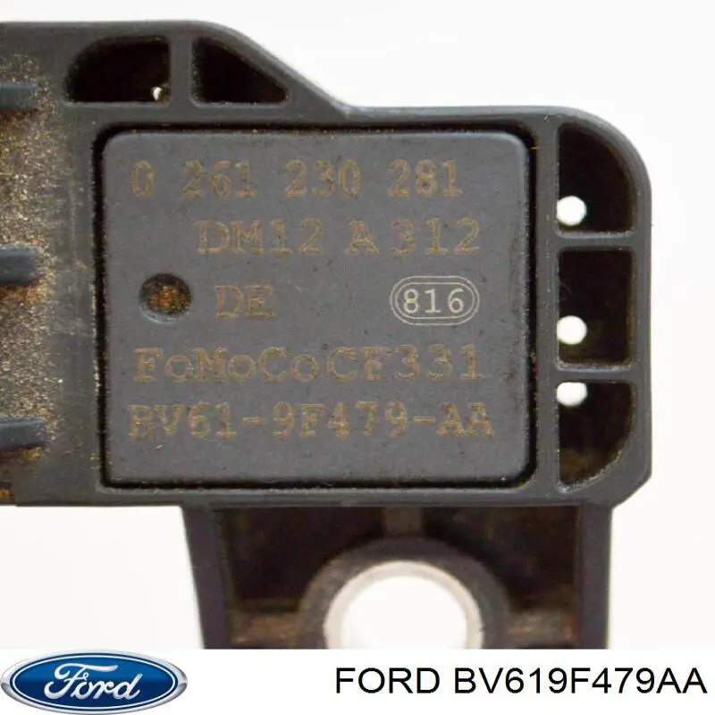 BV619F479AA Ford Czujnik ciśnienia w kolektorze ssącym, MAP