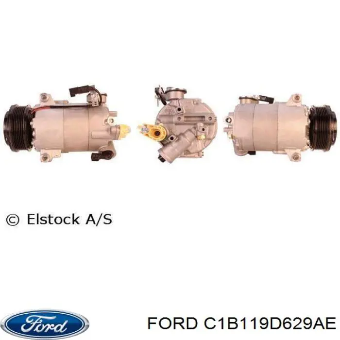 Sprężarka klimatyzacji Ford C1B119D629AE cena, od 163,45 USD