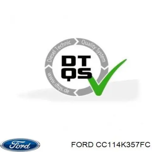 Do koszyka CC114K357FD Ford Wał Cardana tylny, kompletny