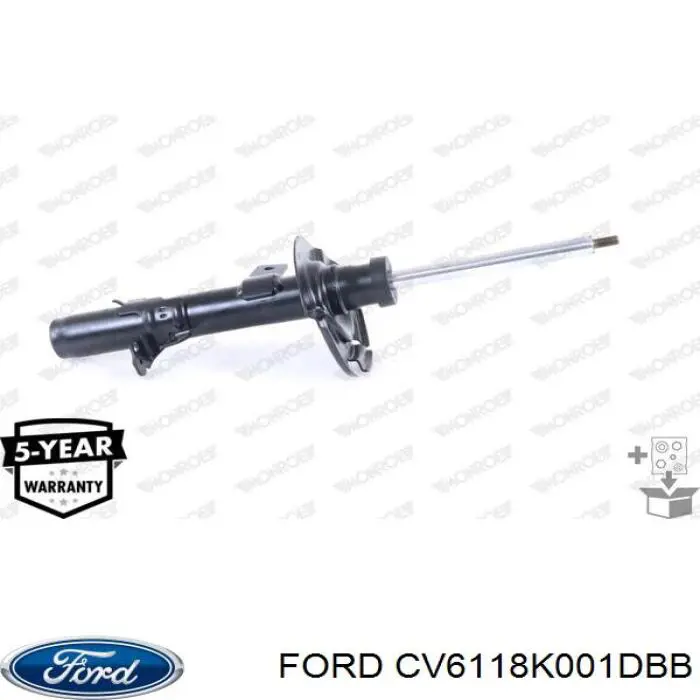 CV6118K001DBB Ford Amortyzator przedni lewy