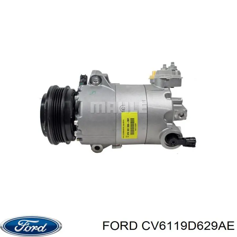 Sprężarka klimatyzacji CV6119D629AE Ford