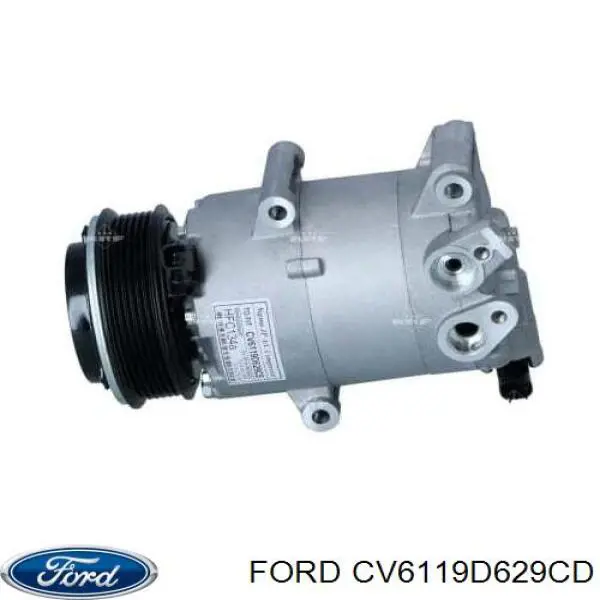 Sprężarka klimatyzacji Ford CV6119D629CD cena, od 230,06 USD