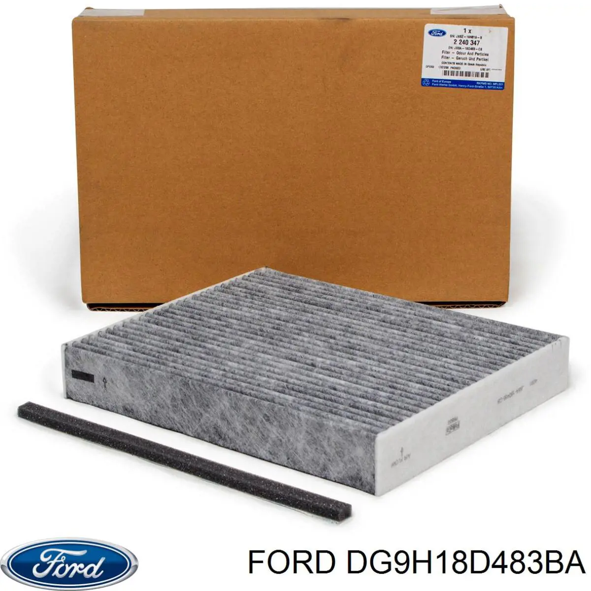 Do koszyka DG9H18D483BA Ford Filtr kabiny