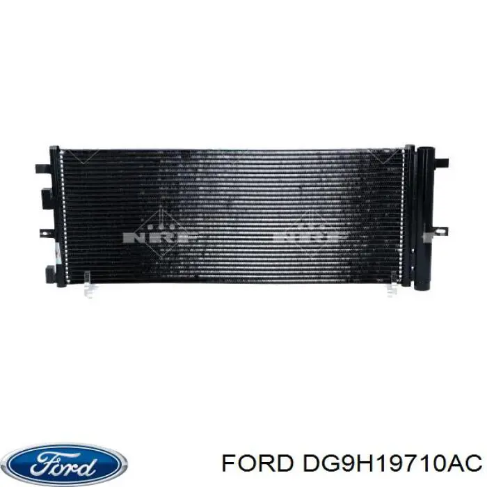 Chłodnica klimatyzacji Ford DG9H19710AC cena, od 102,94 USD