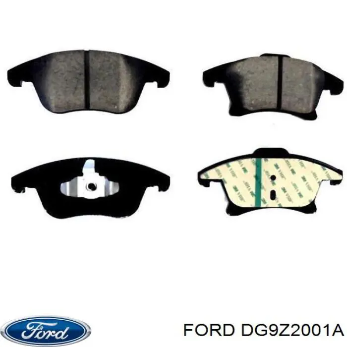 Klocki hamulcowe przednie tarczowe Ford DG9Z2001A cena, od 29,33 USD
