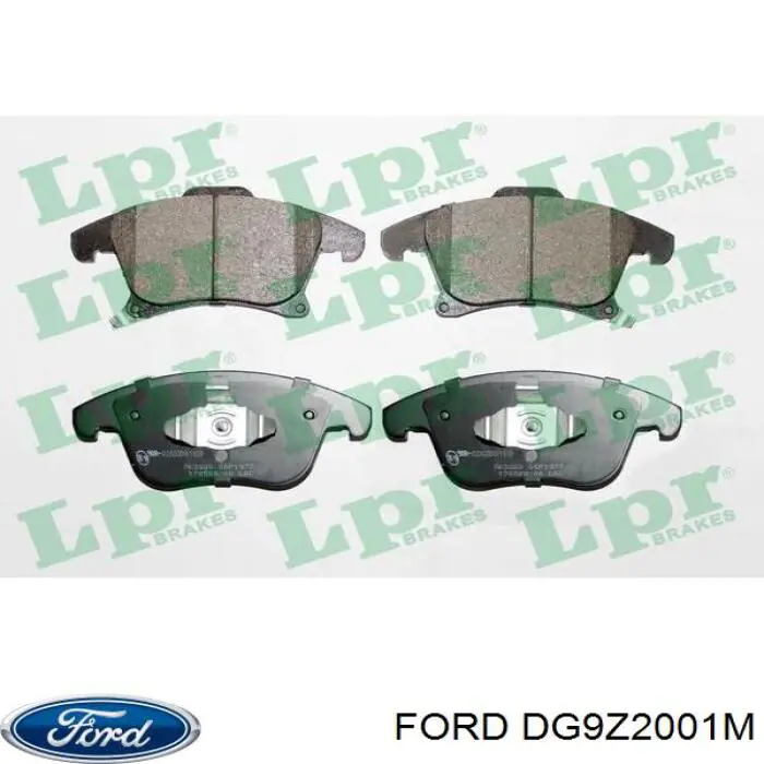 Klocki hamulcowe przednie tarczowe Ford DG9Z2001M cena, od 29,33 USD