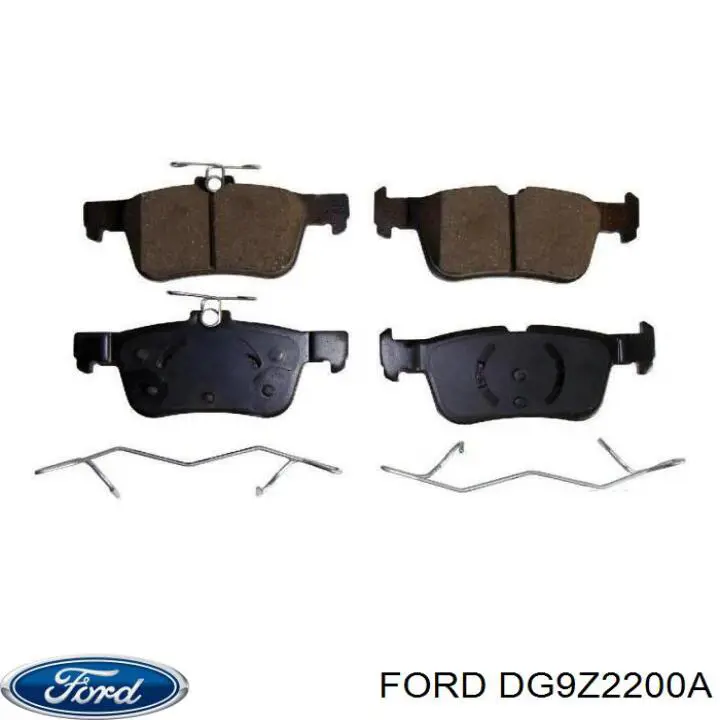 Okładziny (klocki) do hamulców tarczowych tylne Ford DG9Z2200A cena, od 24,86 USD