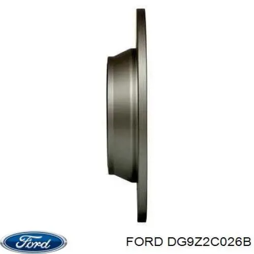 Tarcza hamulcowa tylna Ford DG9Z2C026B cena, od 43,67 USD