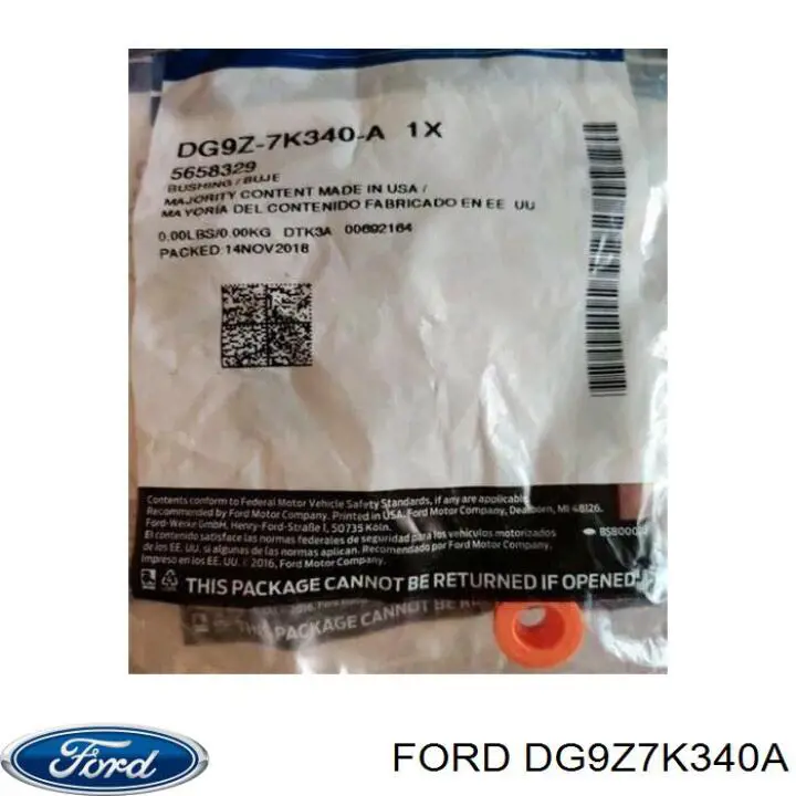 DG9Z7K340A Ford Tuleja mechanizmu zmiany biegów