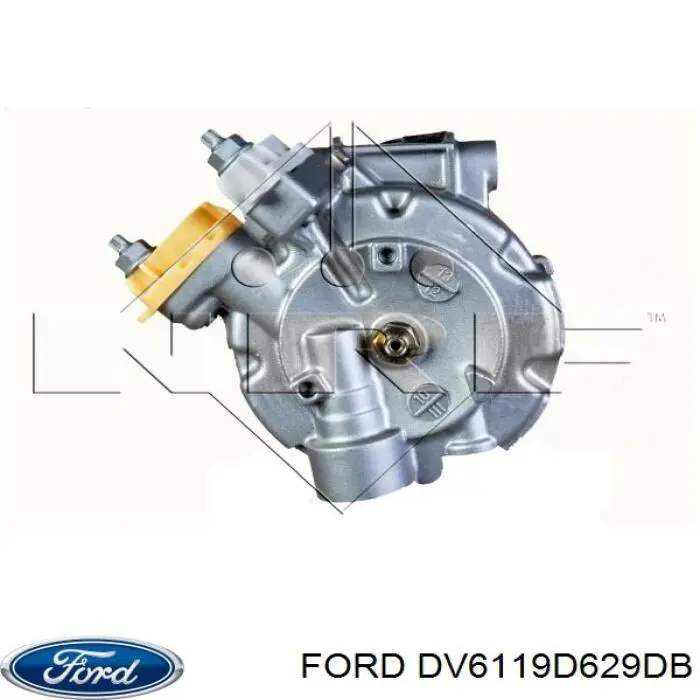 Sprężarka klimatyzacji Ford DV6119D629DB cena, od 178,77 USD