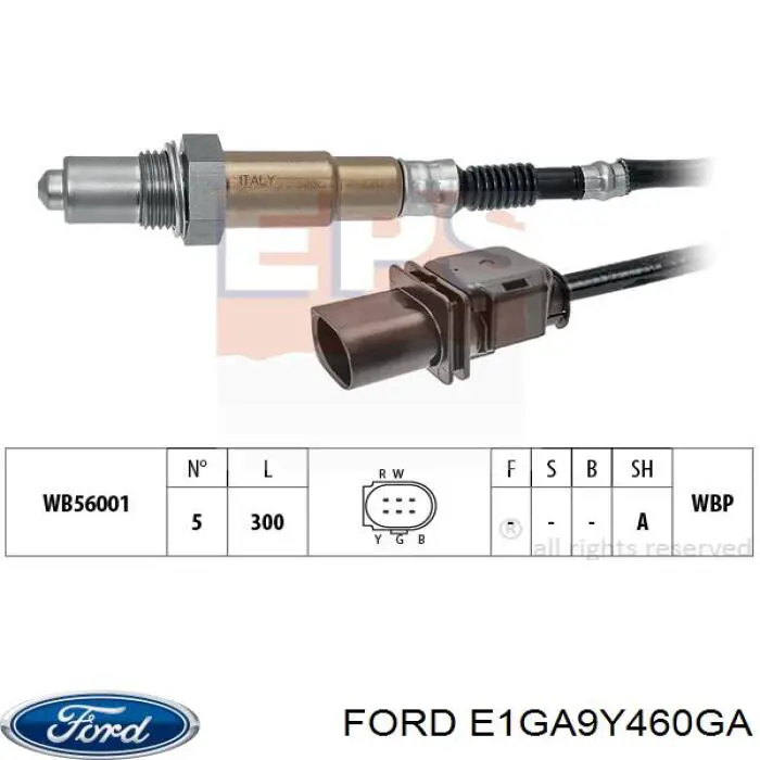 Do koszyka 05149263AA Chrysler Sonda lambda czujnik tlenu przed katalizatorem