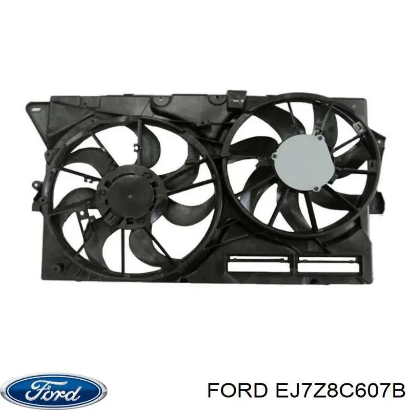 Dyfuzor chłodnicy, w komplecie z silnikiem i wirnikiem Ford EJ7Z8C607B cena, od 217,93 USD
