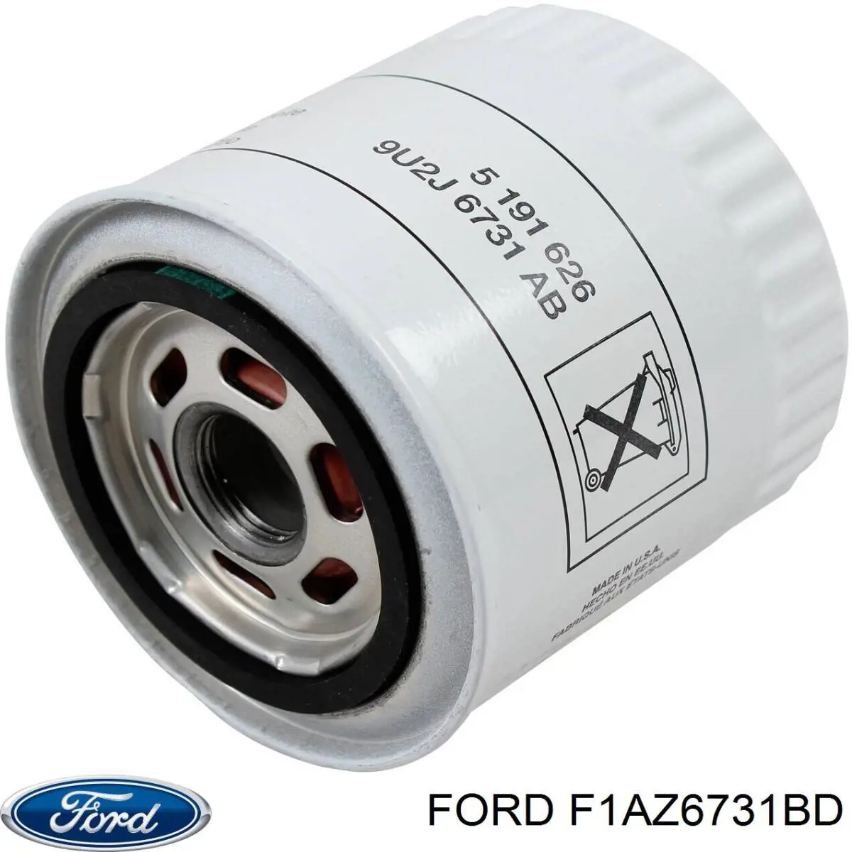 Filtr oleju Ford F1AZ6731BD cena, od 8,88 USD