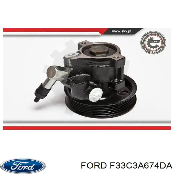 F33C3A674DA Ford Pompa wspomagania hydraulicznego kierownicy
