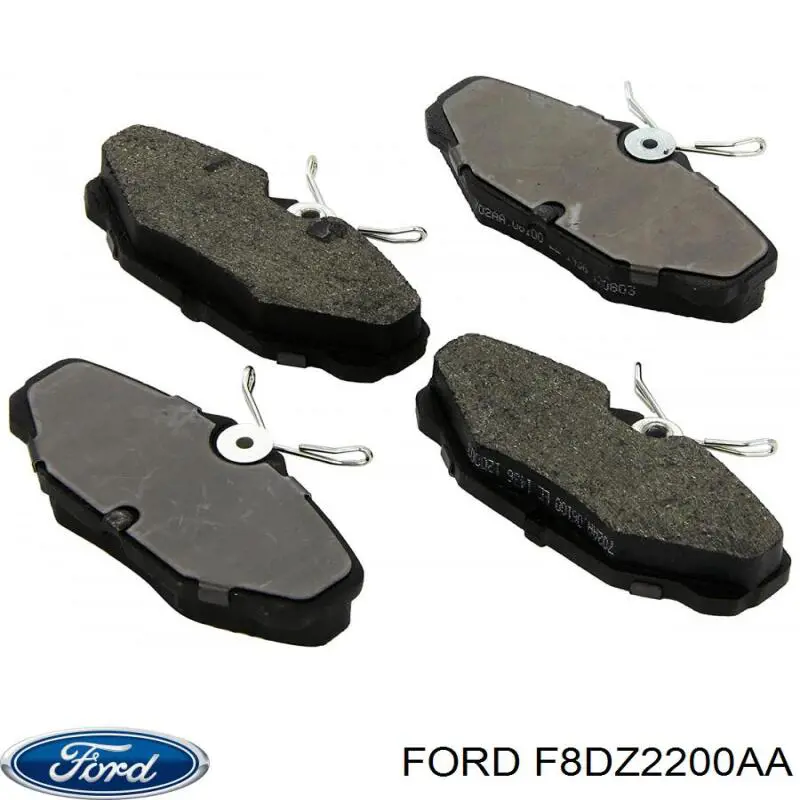 Okładziny (klocki) do hamulców tarczowych tylne Ford F8DZ2200AA cena, od 39,36 USD